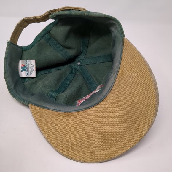 Vancouver Canada Slideback Hat Green Large Embroidered Colorblock - Picture 8 of 11